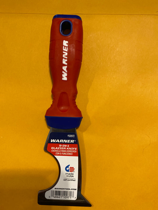 Warner 5-in-1 Glazier Knife #10971